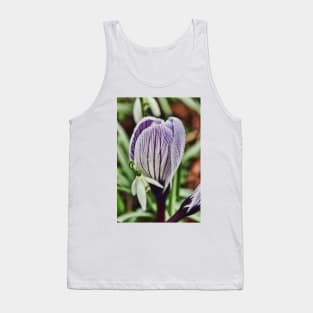 crocus snowdrop and water droplets Tank Top